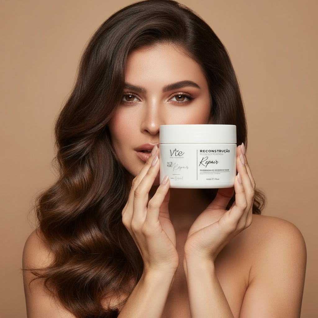 Modelo com Máscara Vie - Versão 1